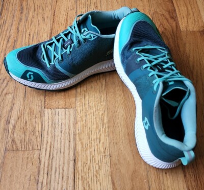 SCOTT PALANI RUNNING SHOES TEAL GREEN WOMENS SZ