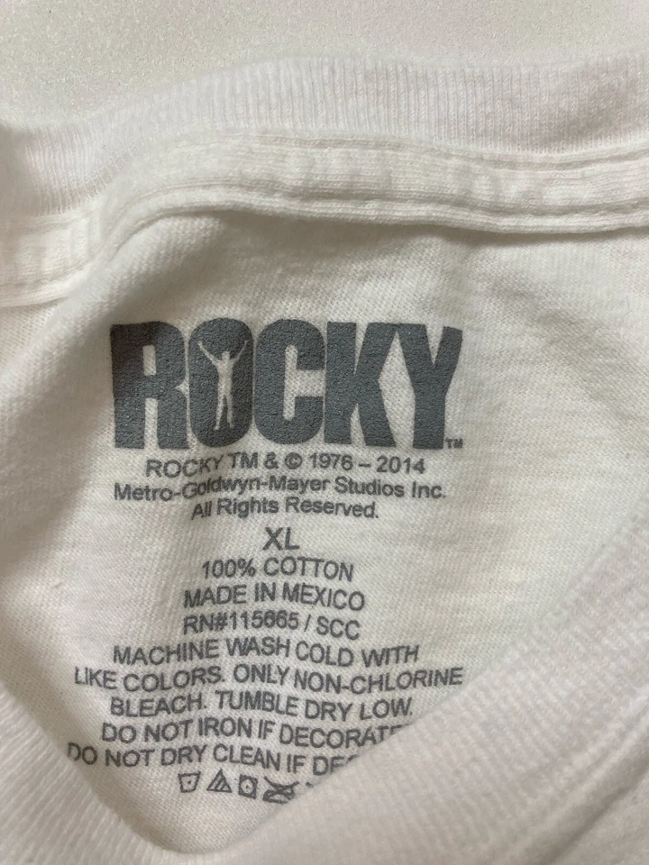 Rocky Movie His Whole Life Was A Million To One Shot Graphic T-shirt Men XL - Image 4 of 4
