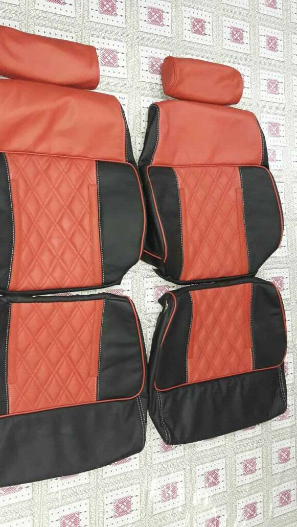 Fits for Datsun 280ZX 1979-1983 Replacement Leather Red/Black Seat