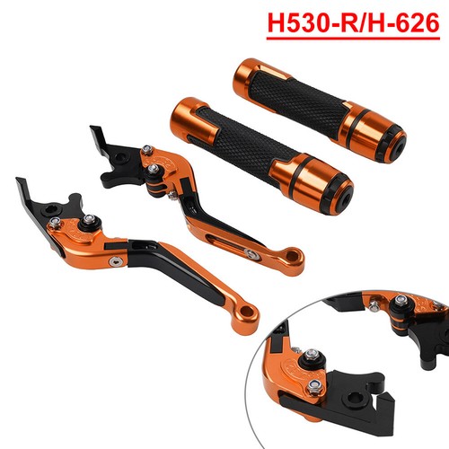 Folding Extendable Brake Clutch Levers Handlebar Grips Sets Fit Suzuki GSXR150 - 第 1/10 張圖片