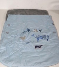 TAFTAN EN-442 Ciągnik Gospodarstwo Śpiworek, 80 cm, jasnoniebieski