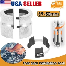 Universal Motorcycle Bike Fork Seal Driver Install Tool 39mm-50mm Adjustable US