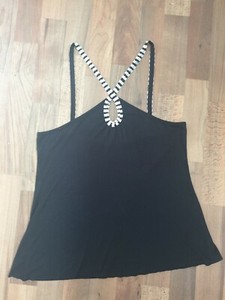 black vest top dressy