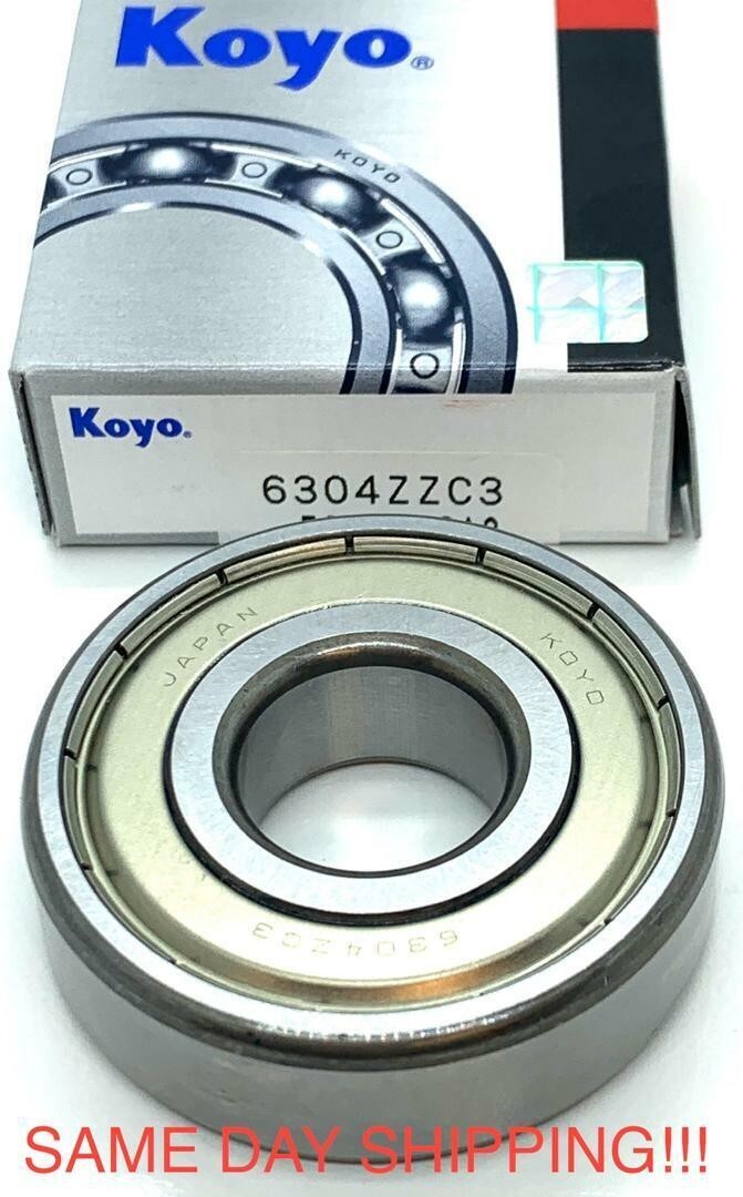 KOYO JAPAN 6304 ZZ C3 DEEP GROOVE BALL BEARING, METAL KOYO JAPAN 6304 ZZ C3 DEEP GROOVE BALL BEARING, METAL