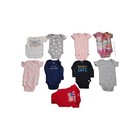 Baby Clothes Lot Mix of Onesies Gerber & Misc Girl 6-12 Months Bct