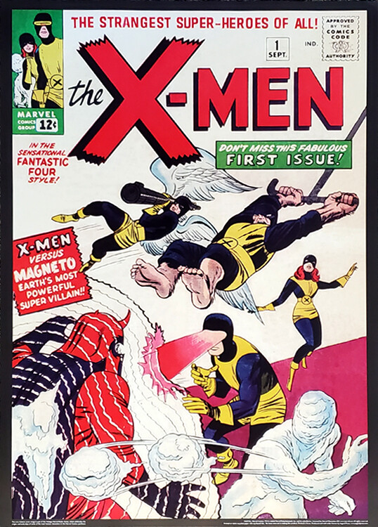 POSTER: THE X-MEN #1 (Sept. 1963) Marvel Comics Cover 20x28 Wall