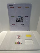 MAG Fancy Dry Erase Magnetic Weekly Calendar OPEN BOX