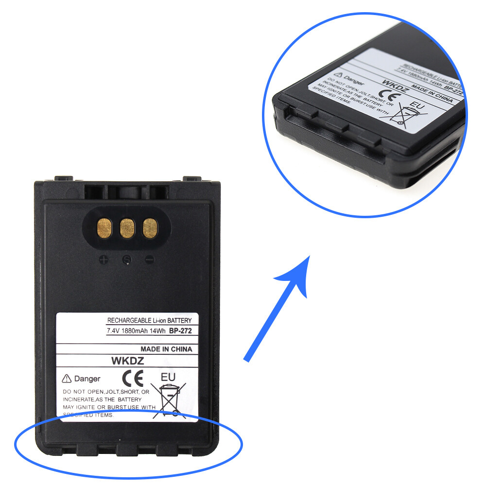 7.4v 1880mAh Li-ion Battery BP-272 BP-272 Battery for Walkie