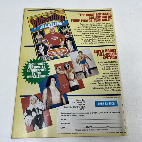 Sports Review Wrestling March 1980 Rick Steamboat Cover With Apartment Wrestling - Imagen 5 de 5