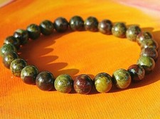Mens / Ladies Handmade 8mm Gemstone Beaded Bracelet - Natural Dragon's Blood