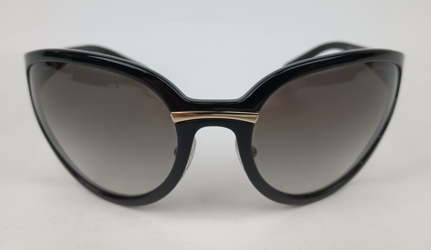 Prada SPR 22V Catwalk Sunglasses for Women Black Frames Gray Lens 68mm