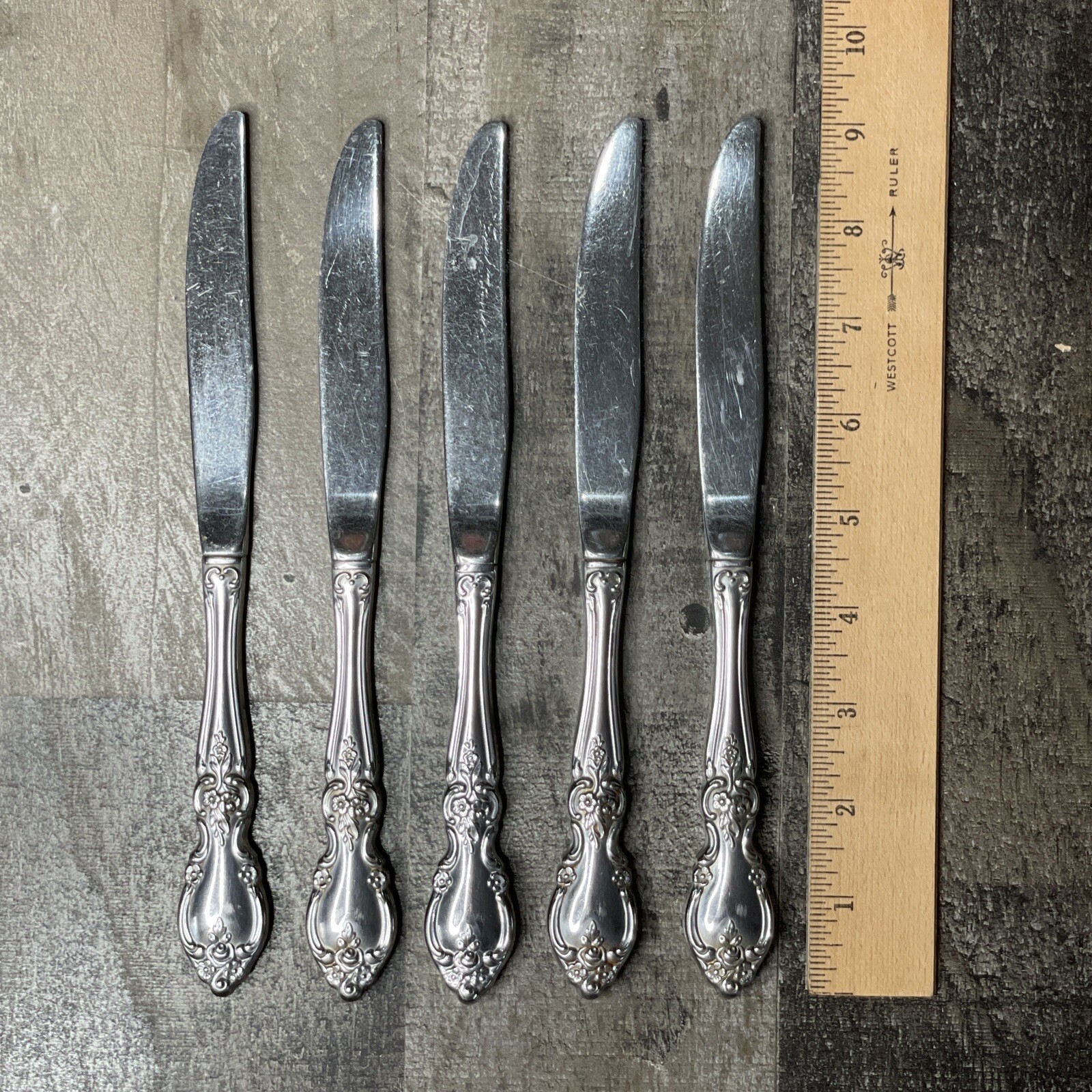 Oneida Community Stainless LOUISIANA 27 pc Service for 5 Forks Knives