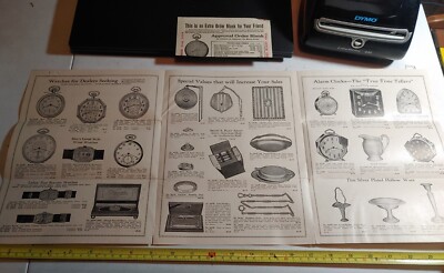 Vtg 1926-27 Albert Martin & Co Jewelry Watches Eyeglasses Co Chicago Advertising