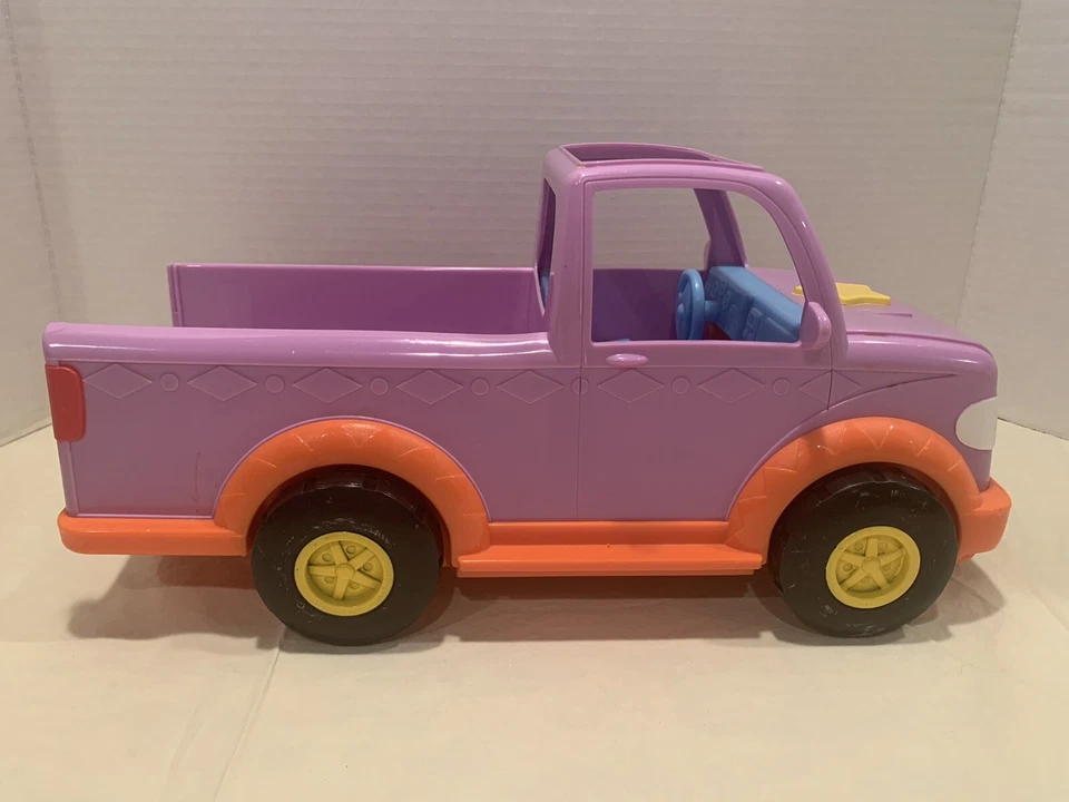 探险者朵拉 旅行和护理 小马拖车 会说话的卡车 美泰 Fisher Price — 第 2/4 张图片