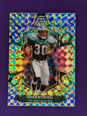 2024 Panini Mosaic Brian Mitchell Silver Mosaic Prizm #227