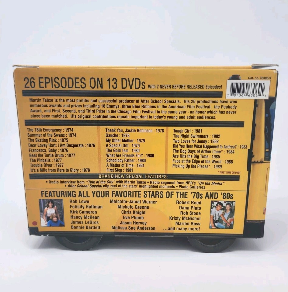 After School Specials Collectors Set (DVD, 2005, 13Disc Set), Rare