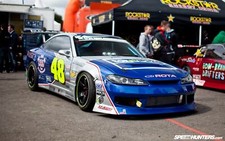 Cars blue nissan silvia Desk Mat Stitched