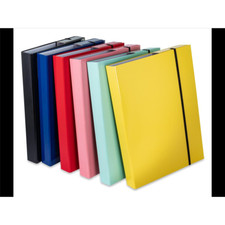 Stylex Heftbox DIN A4 mit Gummizug - Farbwahl