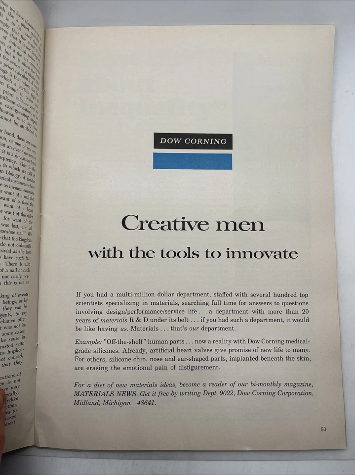 Scientific American Magazine October 1965 Chance Petroleum Protein Foto 4 de 4