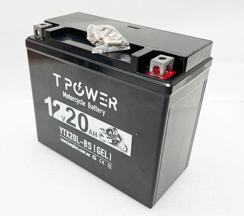 YTX20L-BS 12V GEL Battery F Harley-Davidson FLST FXD Softail Dyna Fat Bob - Picture 3 of 5