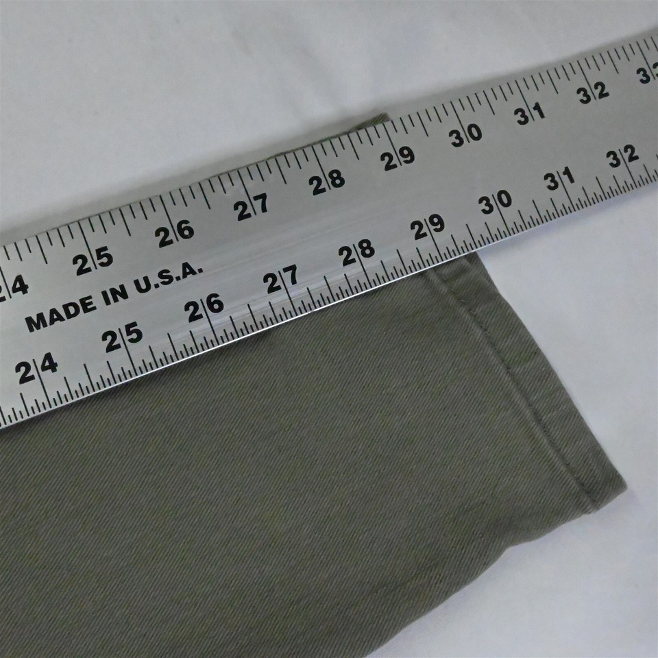 Gap 31 Authentic True Skinny Mid Rise Green Stretch Denim Womens Jeans