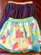 Set of 2 girls' pretty skirts, size S, very good condition