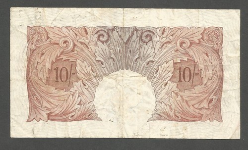 United Kingdom 10 Shillings N.D. (1955); F+; P-368c; BNB-B171f; O'Brien sign. - Picture 2 of 2