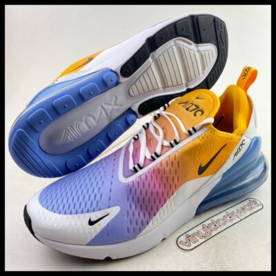 Nike Air Max 270 Summer Gradient Mens 15 University Gold AH8050-702 Running