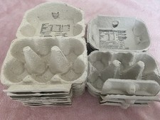 Bundle 14 empty 6-egg Egg Boxes Cartons Reclaim, Crafts, Hen keeping, Cardboard