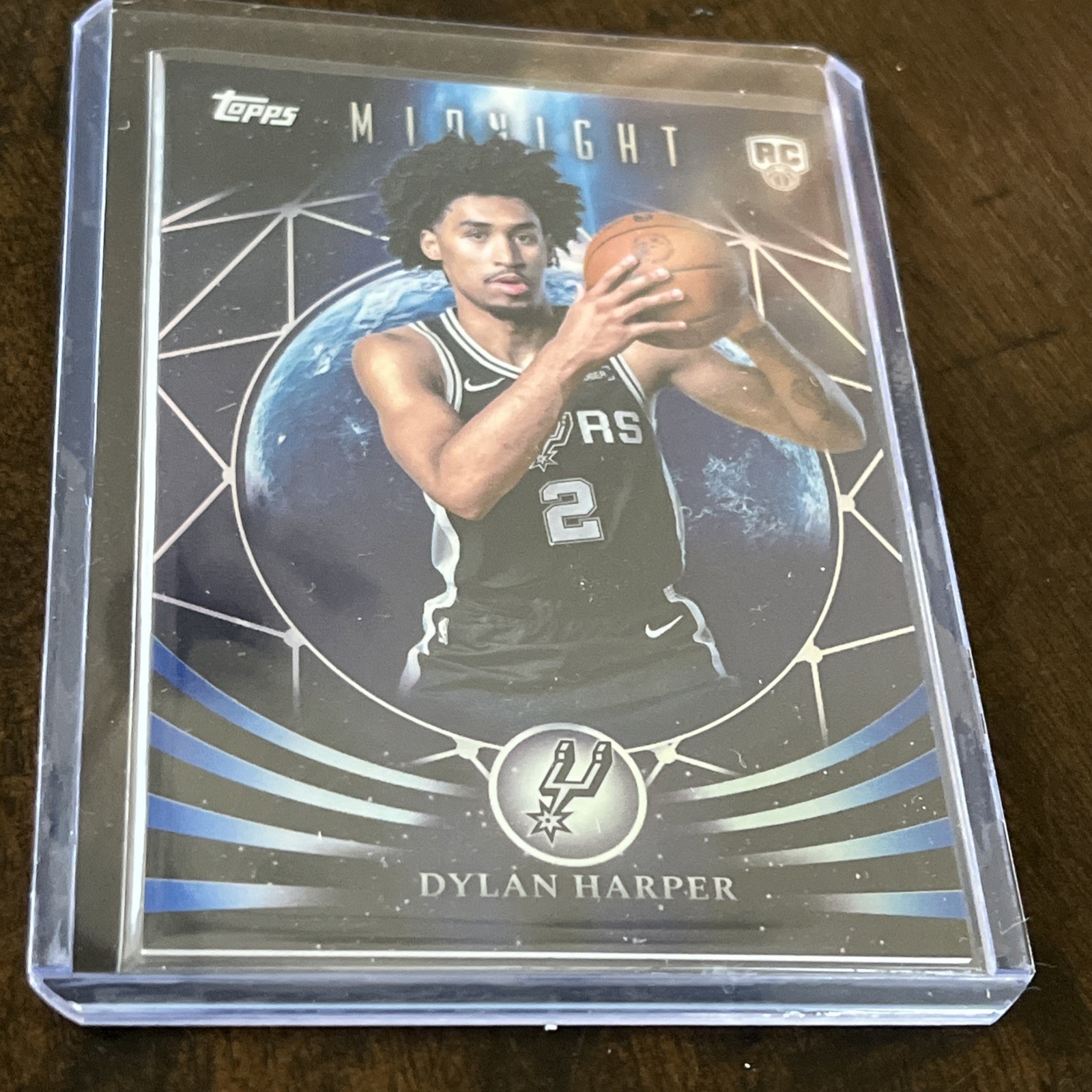 2025-26 Topps Midnight Dylan Harper Rookie Moonfall Moon Beam SP Spurs