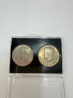 1982 P Kennedy Half Dollar Set With FG & Without FG Variety Error Coins Set
