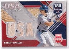 Robert Hassell 2020 Panini Elite Extra Edition USA Material Orange /199