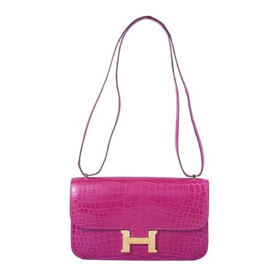 Hermès Constance Elan Rose Scheherazade Gold Hardware 2016 Excellent