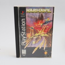 Warhawk PS1 Long Box Sony PlayStation 1 1995  Complete w/ Reg SCUS-94305 USA
