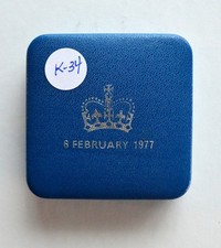 1977 UK Crown QEII Silver Jubilee .925 MINT PROOF (D-34)