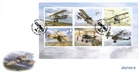 2017 Jersey Centenary of Great War (4th issue) War in the Air Mini Sheet FDC