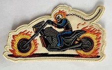 GHOST RIDER embroidered figure patch motorcyl...