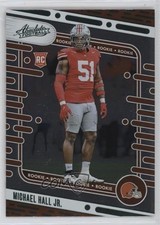2024 Panini Absolute Rookies Green Michael Hall Jr #153 09br