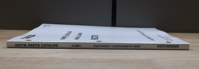 KAWASAKI 90Z7B WHEEL LOADER EQUIPMENT COMPONENT PARTS MANUAL BOOK
