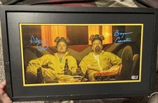 READ** Breaking Bad Signed Photo 10x20 Bryan Cranston Aaron Paul Signed SWAU COA