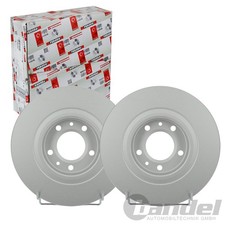2x FERODO 290mm BREMSSCHEIBEN VOLL HINTEN passend für PEUGEOT 508 | DDF2297C