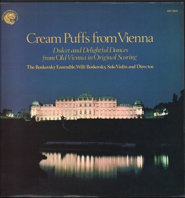SRV99SD Boskovsky Ensemble / Willi Boskovsky Cream Puffs Aus Wien LP Vinyl UK
