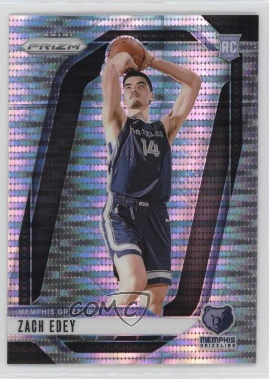 2024-25 Panini Prizm Pulsar Prizm Zach Edey #249 Rookie RC yw3