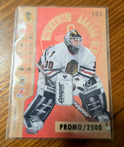 Ed Belfour #8 1995 Leaf Limited Stick Side card
