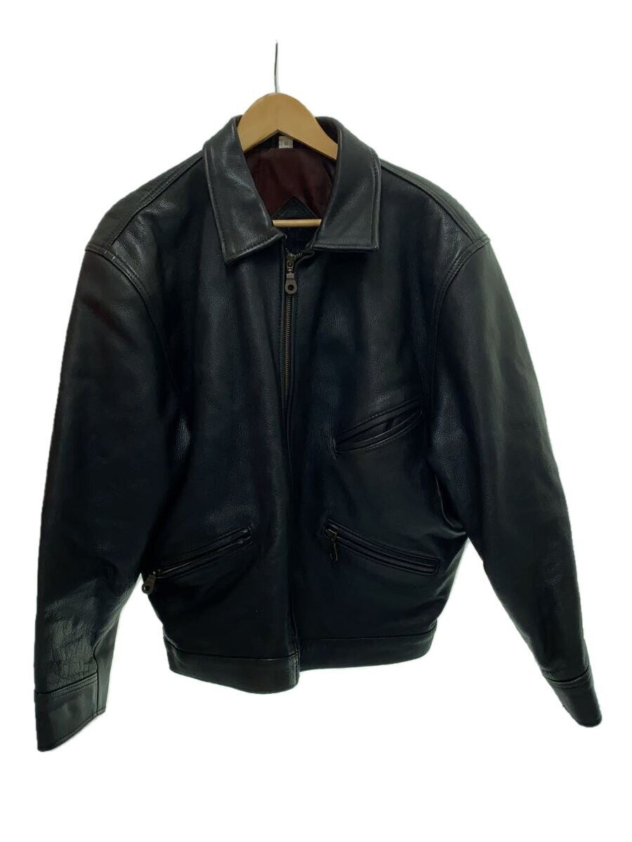 Men's Black Leather Blouson Jacket by Leather Company Skins