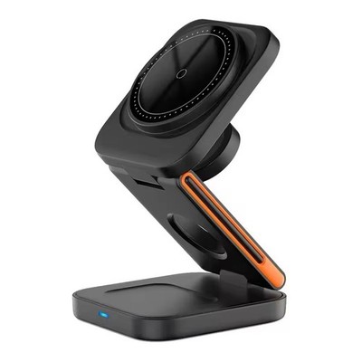 30W 3 In 1 Foldable Charging Station Fast Magnetic Wireless Charger
