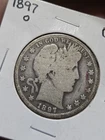 1897-O NEW ORLEANS MINT SEMI KEY DATE BARBER HALF DOLLAR RARE TYPE COIN 50C