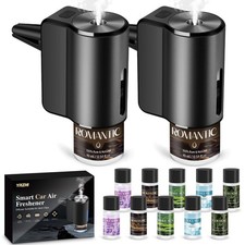 Car Air Freshener Diffuser, Smart Car Air Freshener, Auto On/Off with 3 Modes...