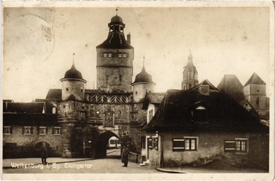 CPA AK Weissenburg Ellinger Tor GERMANY (1477698)