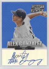 2013 Panini Prizm Perennial Draft Picks Blue 25/75 Chi Gonzalez Alex Auto 0v9